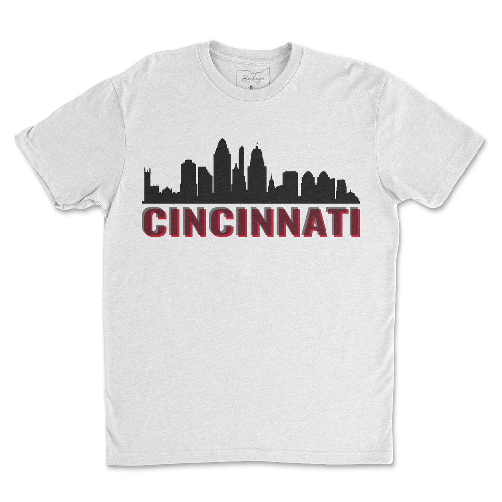 Cincinnati Skyline T-Shirt - Buckeye Shirt Co.