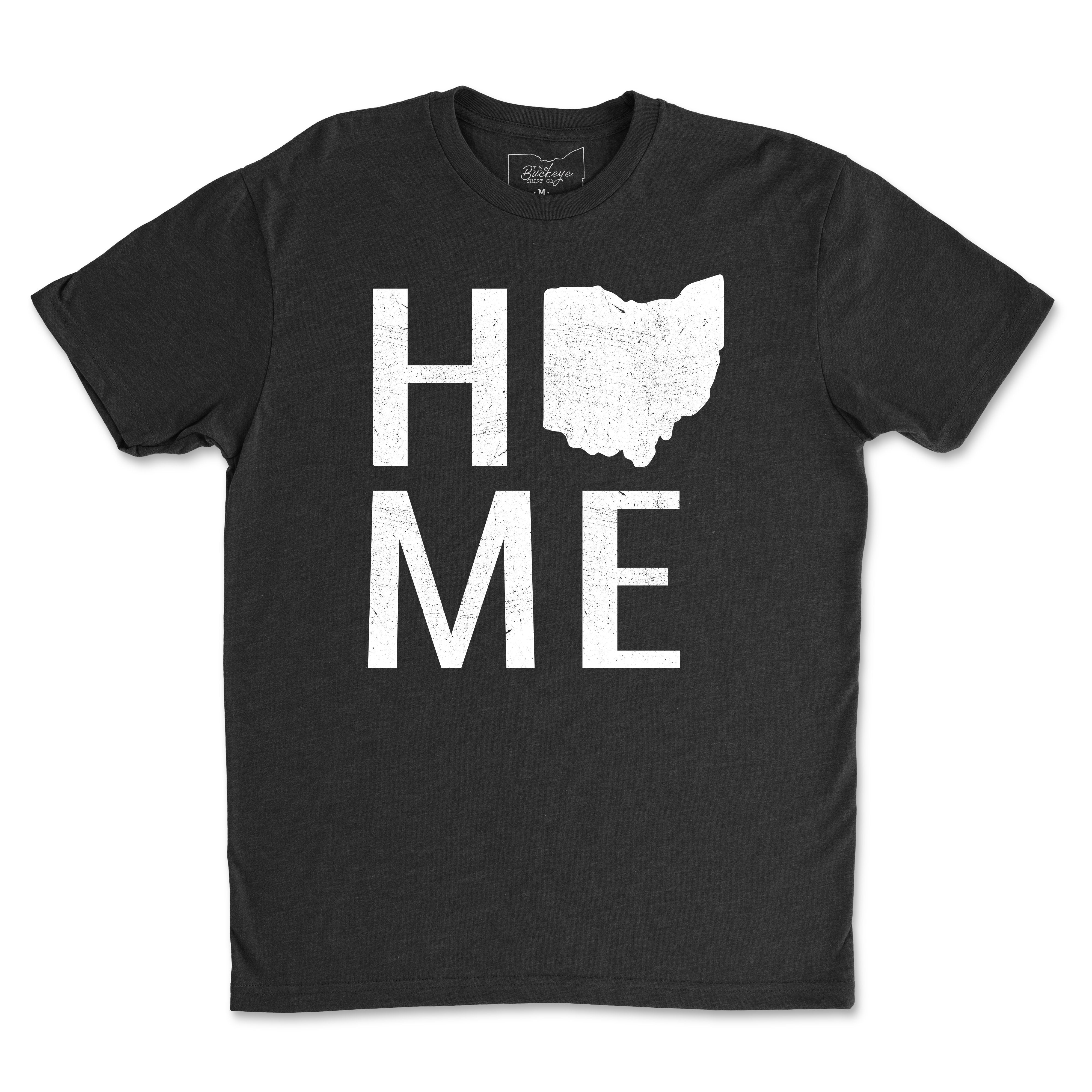 Distressed Ohio Home T-Shirt - Buckeye Shirt Co.