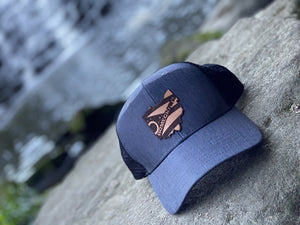 Homegrown Leather Patch Hat - Buckeye Shirt Co.