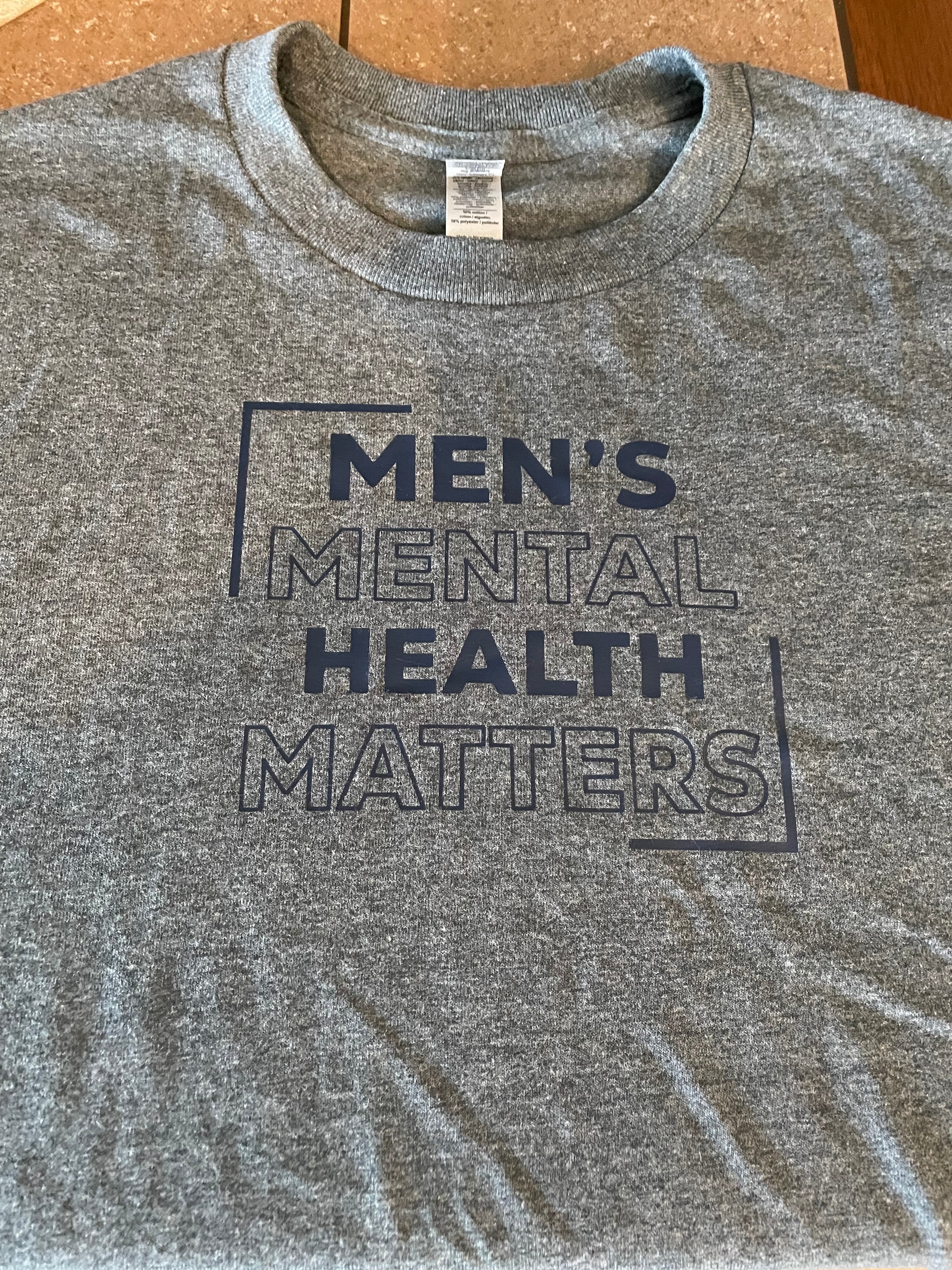 Men's Mental Health - Men's 50/50 T-Shirt (Grey) - Buckeye Shirt Co.
