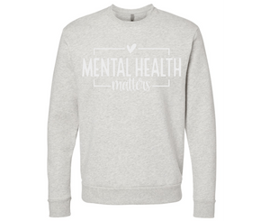 Mental Health - Unisex Crewneck (Oatmeal) - Buckeye Shirt Co.
