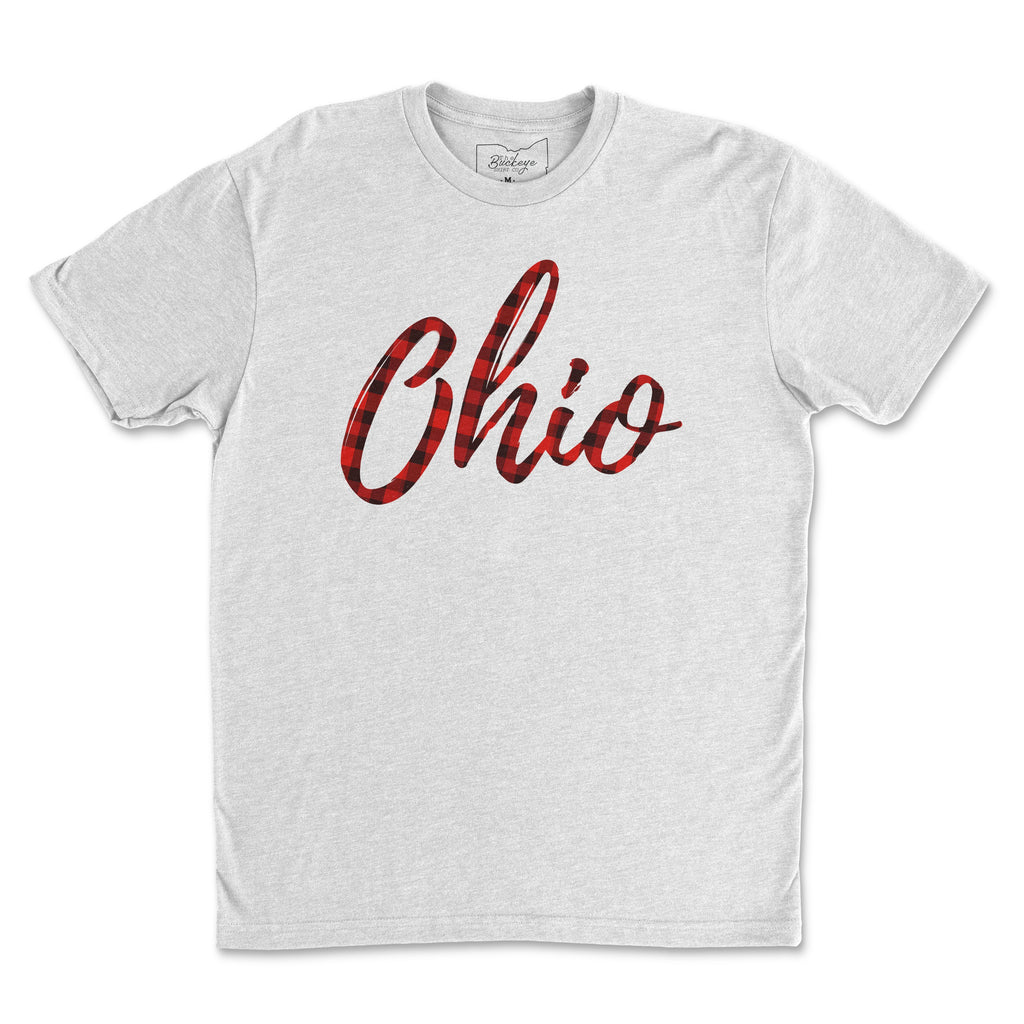 Ohio Plaid T-Shirt - Buckeye Shirt Co.